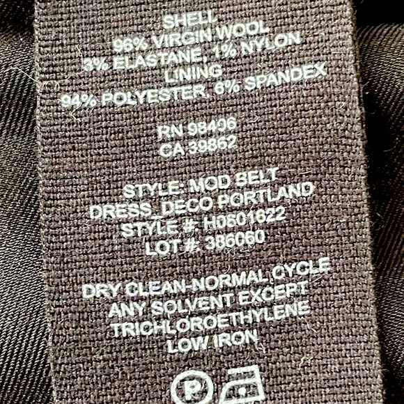 NWT Theory Wool blend Belted Plaid Check Sheath Dress 6 - Picture 11 of 12